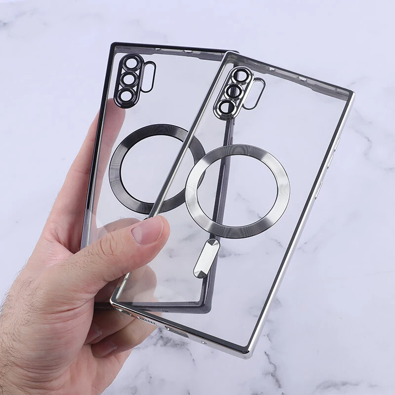 قاب ژله ای مگ سیف سامسونگ Galaxy Note 10 Plus محافظ لنزدار
