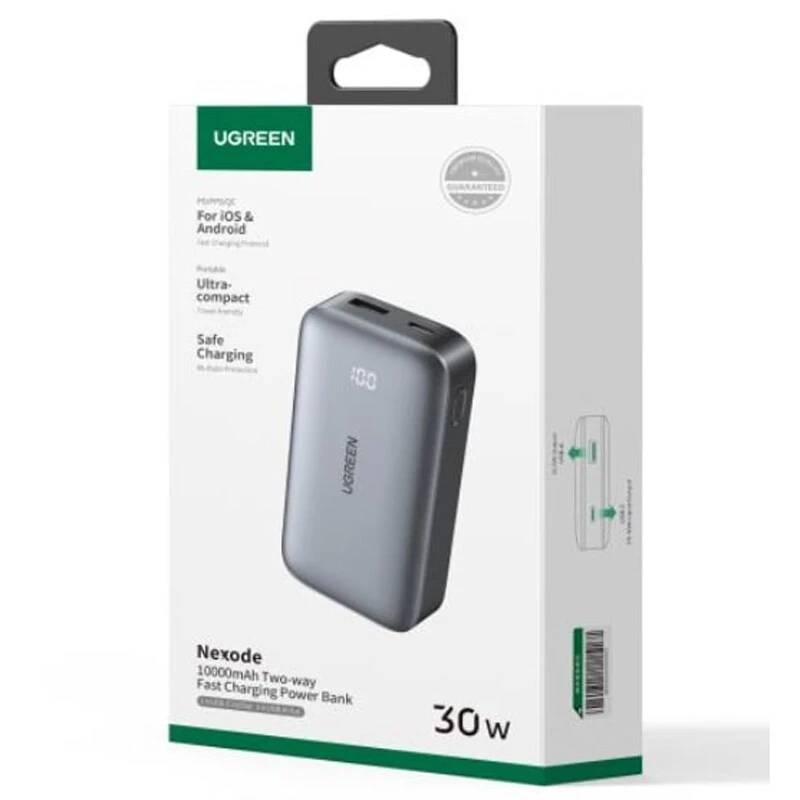 پاور بانک فست شارژ یوگرین PB502-25185 PD 20W ظرفیت 10000 میلی آمپر ساعت