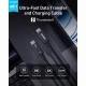 کابل دو سر تایپ سی فست شارژ 240 وات انکر Prime Thunderbolt 4 A84N0011 طول 1 متر