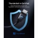 کابل دو سر تایپ سی فست شارژ 240 وات انکر Prime Thunderbolt 4 A84N0011 طول 1 متر