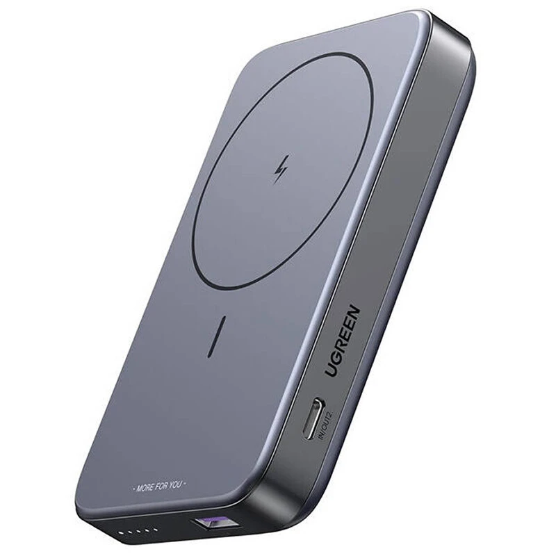 پاور بانک بی سیم فست شارژ یوگرین PB206-15086 QC3.0 PD3.0 22.5W ظرفیت 10000 میلی آمپر ساعت