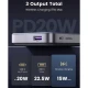پاور بانک بی سیم فست شارژ یوگرین PB206-15086 QC3.0 PD3.0 22.5W ظرفیت 10000 میلی آمپر ساعت