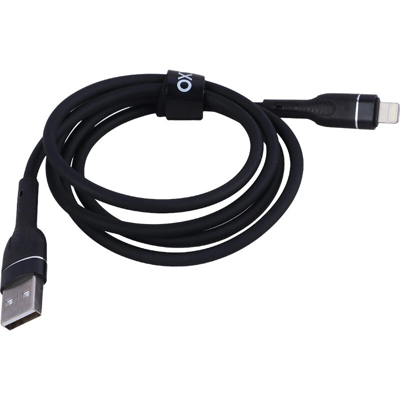 کابل لایتنینگ فست شارژ 3 آمپر اکسیژن LX-28 طول 1 متر