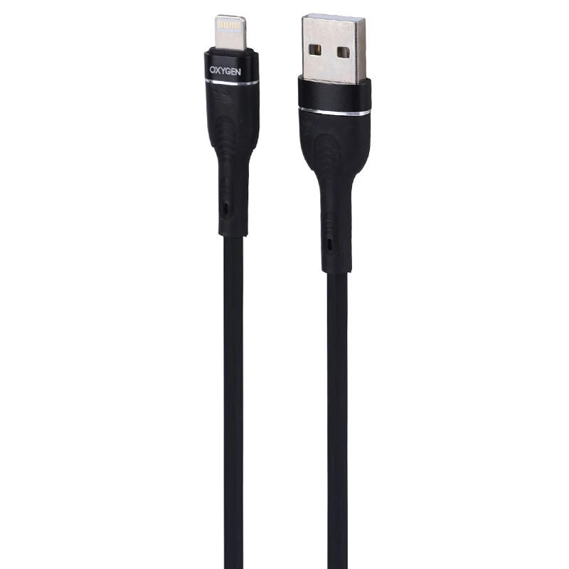 کابل لایتنینگ فست شارژ 3 آمپر اکسیژن LX-28 طول 1 متر