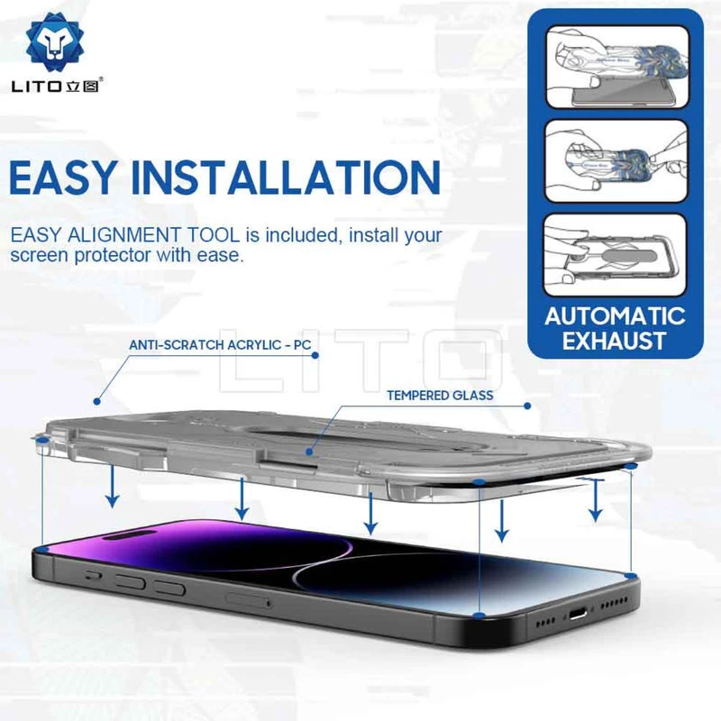 گلس پرایوسی D+ Tools Magic Glass Box لیتو آیفون iPhone 17 Pro