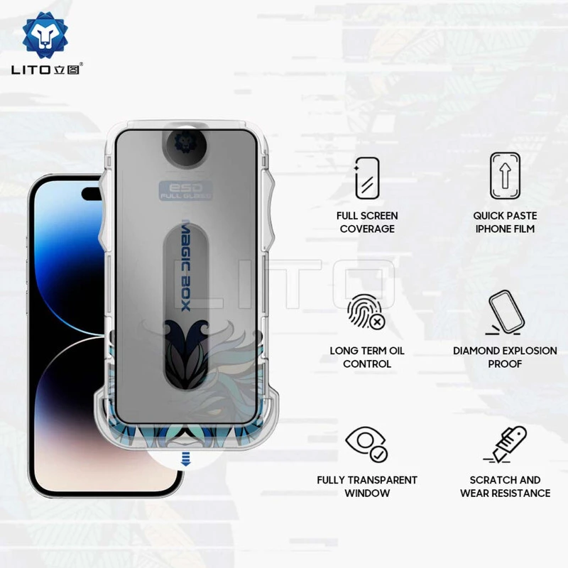 گلس پرایوسی D+ Tools Magic Glass Box لیتو آیفون iPhone 17 Pro