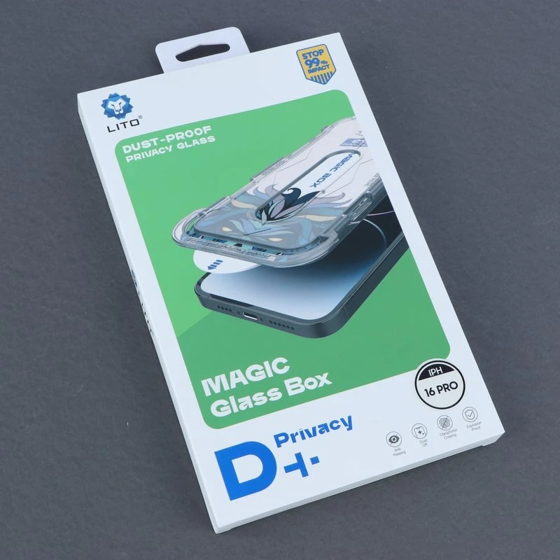 گلس پرایوسی D+ Tools Magic Glass Box لیتو آیفون iPhone 16 Pro