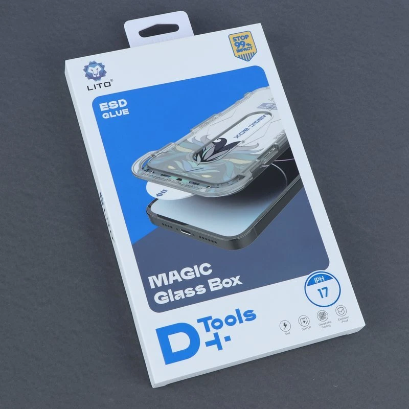 گلس D+ Tools Magic Glass Box لیتو آیفون iPhone 17