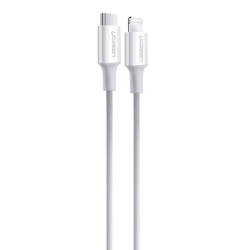 کابل تایپ سی به لایتنینگ فست شارژ 2.4 آمپر یوگرین US171-60749 طول 2 متر