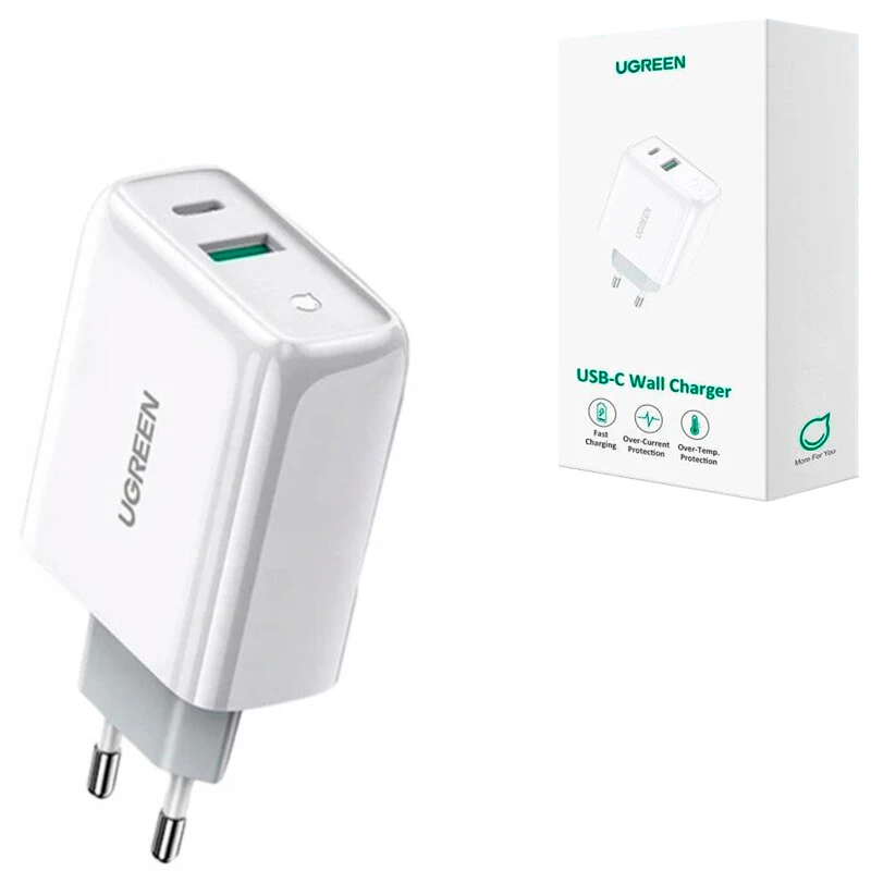 شارژر دیواری 36 وات یوگرین CD170-60468 QC3.0 PD 3A