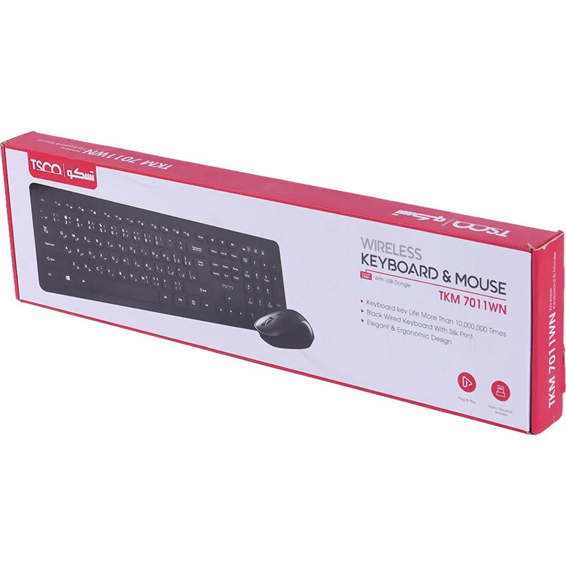 کیبورد و موس بی سیم تسکو TKM 7011WN