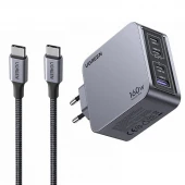شارژر دیواری 140 وات یوگرین X763-25877 GaN QC5.0 PD3.1 + کابل تبدیل تایپ سی