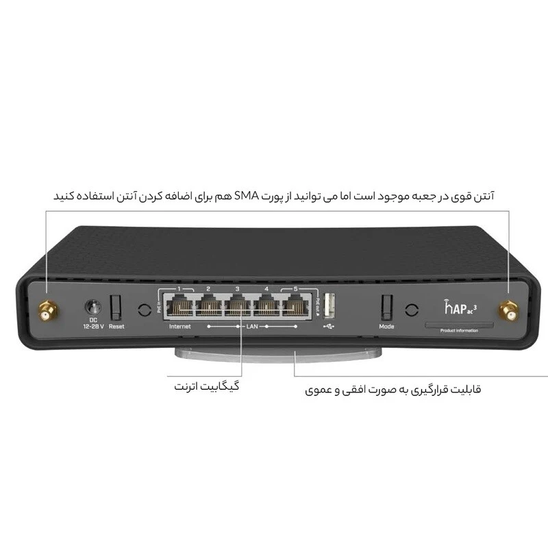روتر بی سیم میکروتیک hAP ac³
