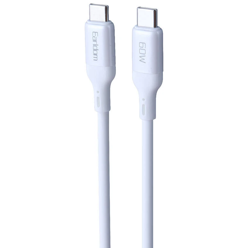 کابل دو سر تایپ سی فست شارژ 60 وات ارلدام EC-215C-C طول 1 متر