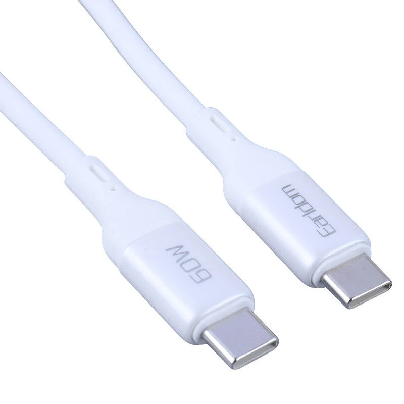 کابل دو سر تایپ سی فست شارژ 60 وات ارلدام EC-215C-C طول 1 متر
