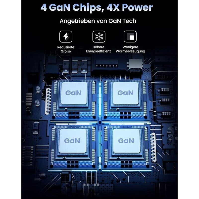 شارژر رومیزی فست شارژ 6 پورت 100 وات یوگرین Nexode CD271-40914 GaN QC4.0+ PD3.0
