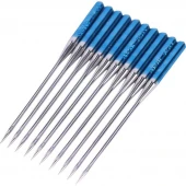 سوزن چرخ خیاطی ته آبی اورگان نیدل HA×1 سایز 75/11DP خشاب 10 عددی