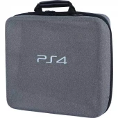 کیف کنسول بازی PS4 طرح پارچه ای طوسی