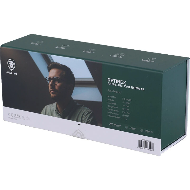 عینک محافظ چشم گرین لاین Retinex GL-AB05 GNRTABGLS