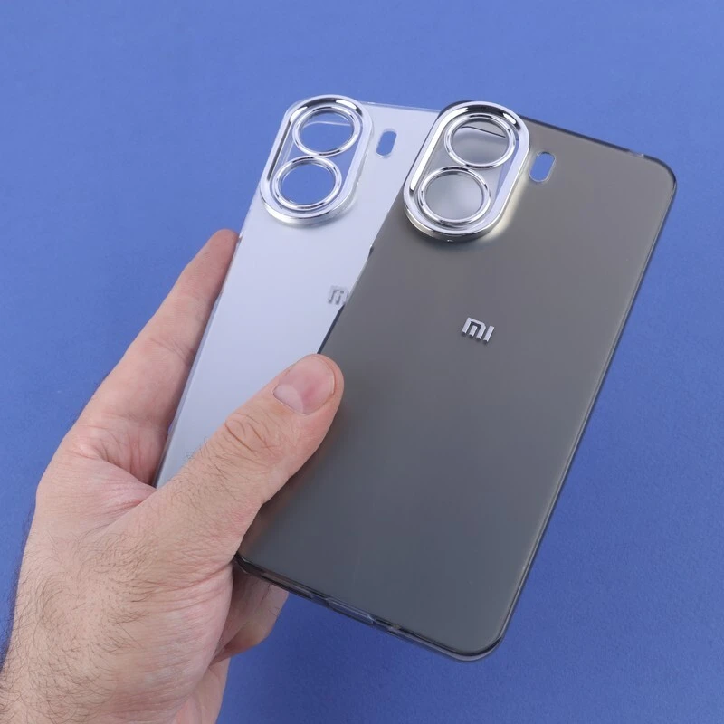 قاب PC شیائومی Redmi 13C / Poco C65 براق متال محافظ لنزدار