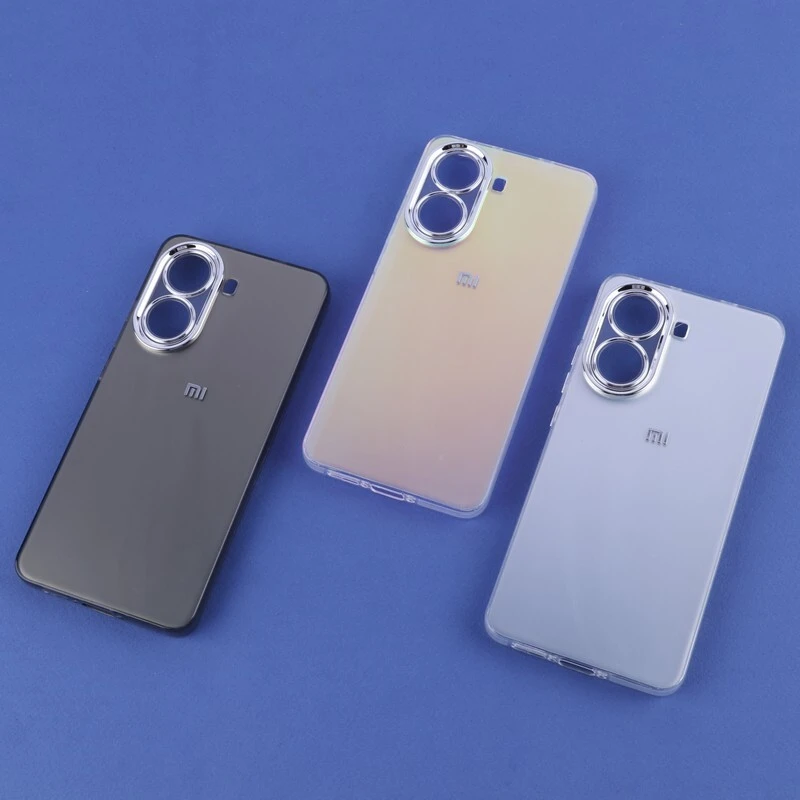 قاب PC شیائومی Poco X7 Pro براق متال محافظ لنزدار