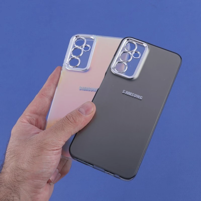 قاب PC سامسونگ Galaxy A05s براق متال محافظ لنزدار