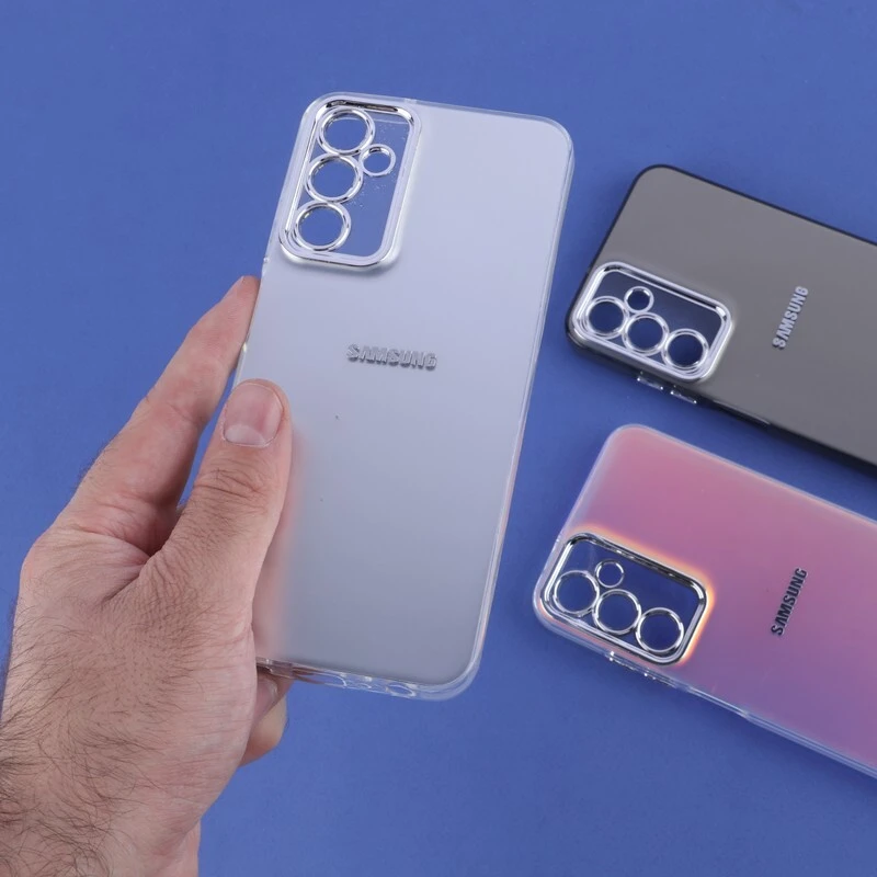 قاب PC سامسونگ Galaxy A05s براق متال محافظ لنزدار