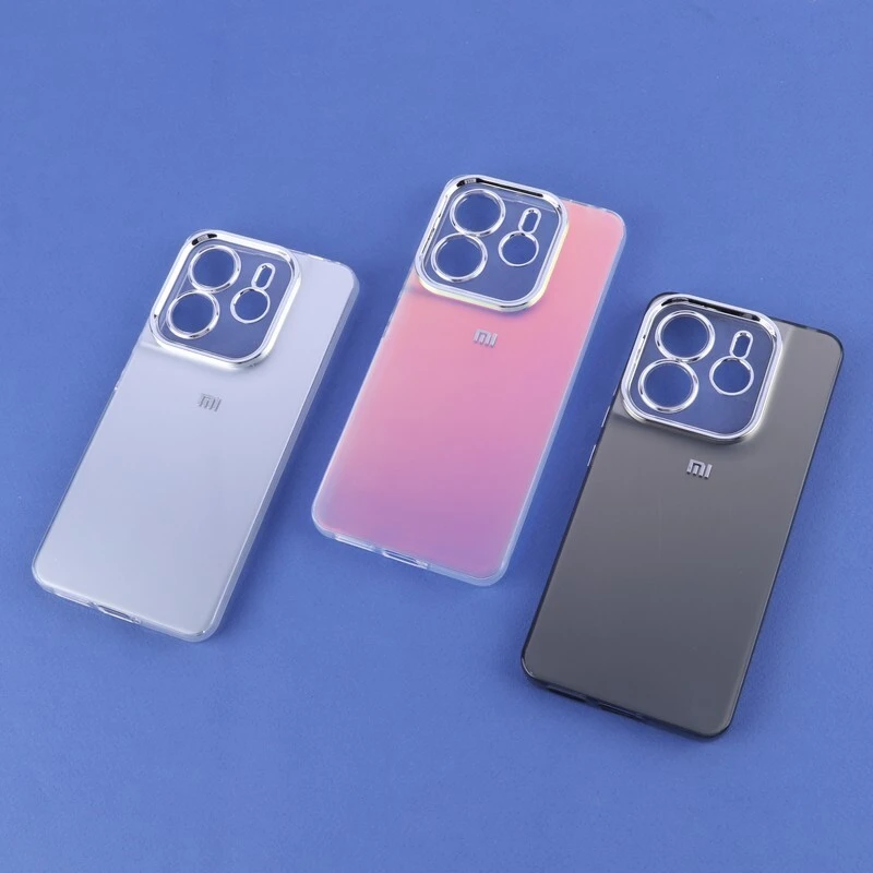 قاب PC شیائومی Redmi Note 14 4G براق متال محافظ لنزدار