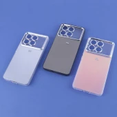 قاب PC شیائومی Poco X6 Pro براق متال محافظ لنزدار