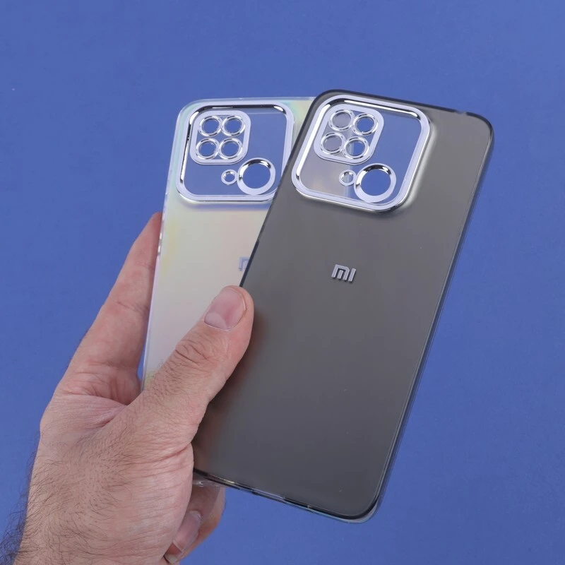 قاب PC شیائومی Redmi 10C براق متال محافظ لنزدار