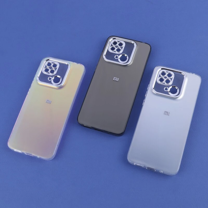 قاب PC شیائومی Redmi 10C براق متال محافظ لنزدار