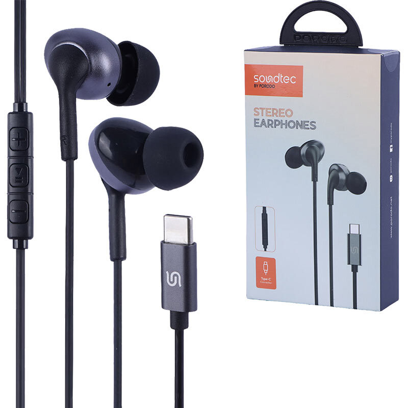 قیمت و خرید هندزفری تایپ سی پرودو مدل Soundtec PD-STWLEP042