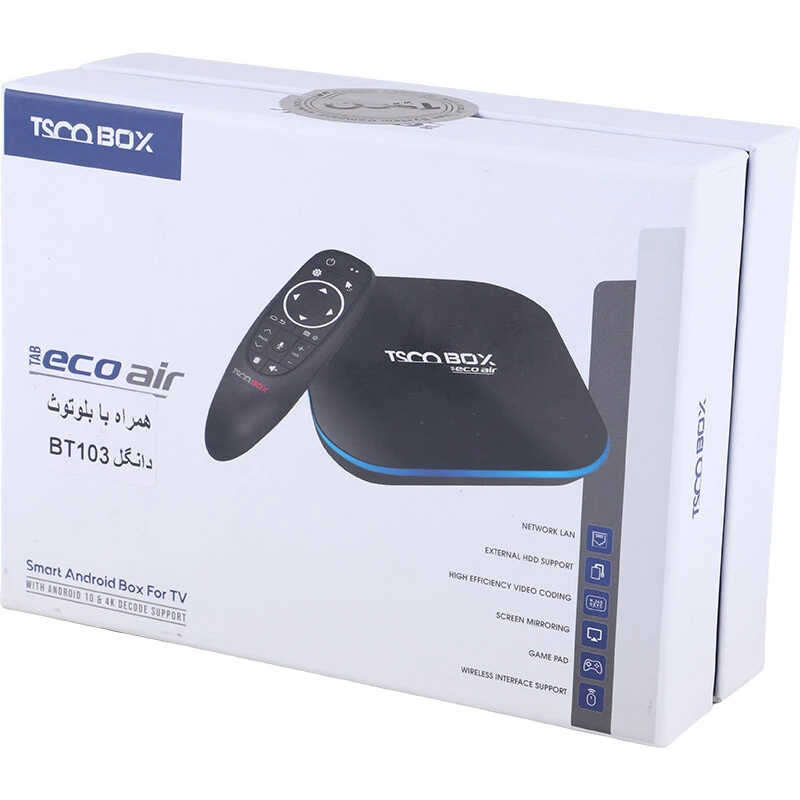 اندروید باکس تسکو TAB ECO AIR 4K + دانگل بلوتوث