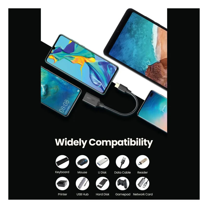 تبدیل USB OTG به تایپ سی یوگرین US154-30701