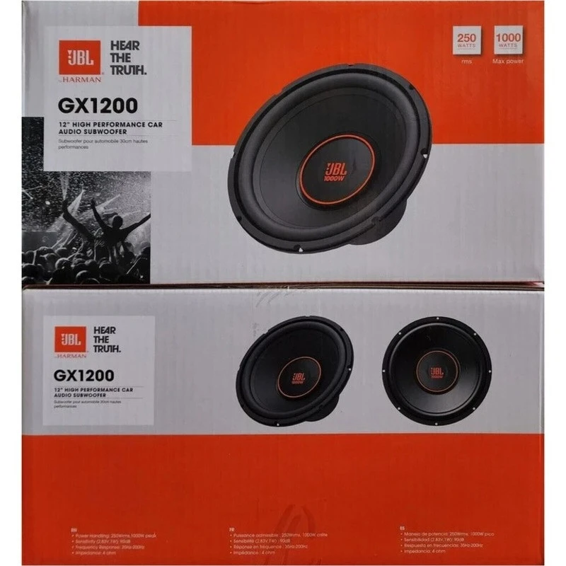 ساب ووفر خودرو 12 اینچ جی بی ال GX1200 توان 250 وات