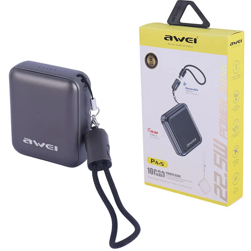 پاور بانک فست شارژ اوی PA-5 PD 22.5W ظرفیت 10000 میلی آمپر ساعت