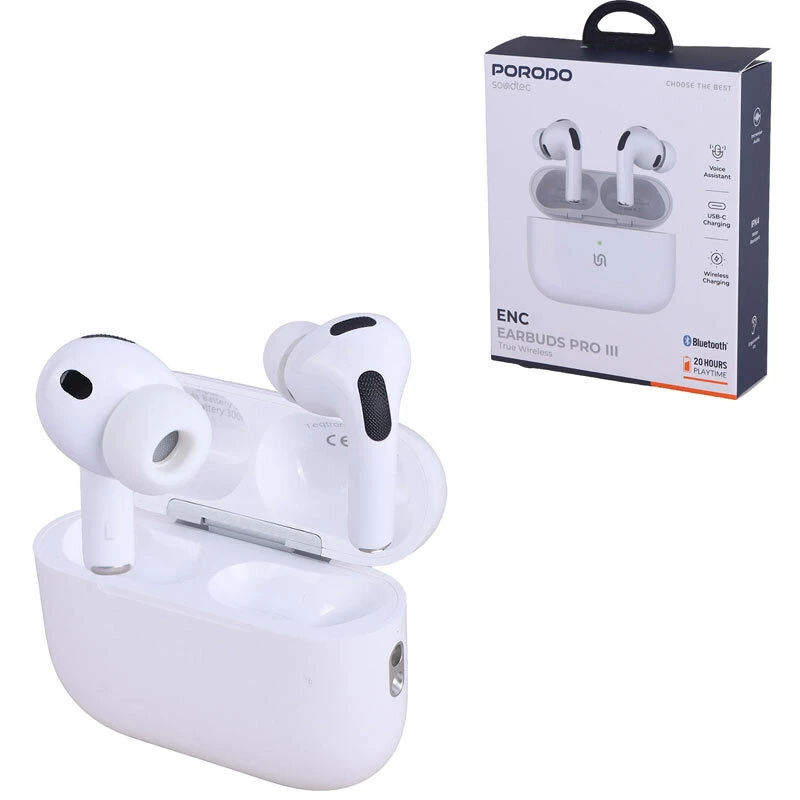 هندزفری بلوتوثی پرودو Soundtec Earbuds Pro 3 PD8001