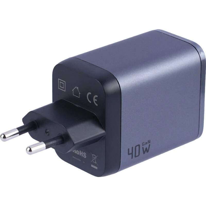 شارژر دیواری 40 وات گرین لاین GL-WC16 GNGAN40WEU GaN PD 3A