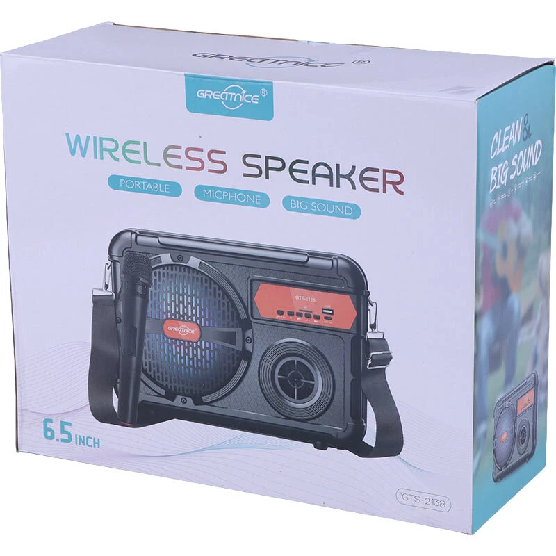 اسپیکر بلوتوثی گریت نایس GTS-2138 + میکروفون