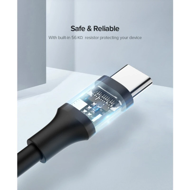 کابل تایپ سی فست شارژ 18 وات یوگرین US287 طول 1 متر