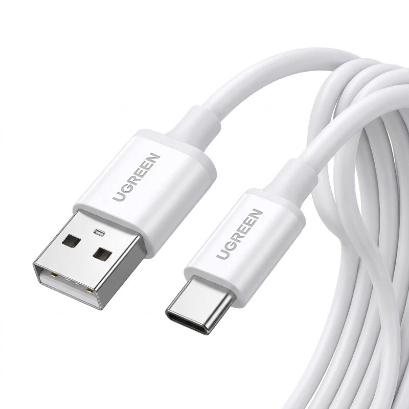 کابل تایپ سی فست شارژ 18 وات یوگرین US287 طول 1.5 متر