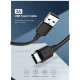 کابل تایپ سی فست شارژ 18 وات یوگرین US287 طول 1.5 متر