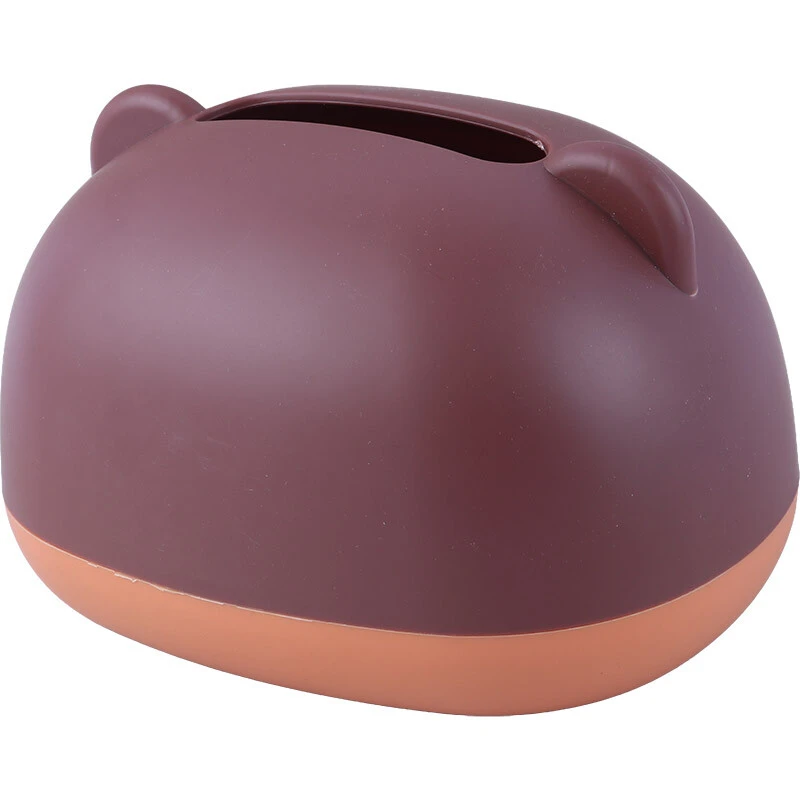 جای دستمال کاغذی رومیزی پلاستیکی خرسی N.O RB578