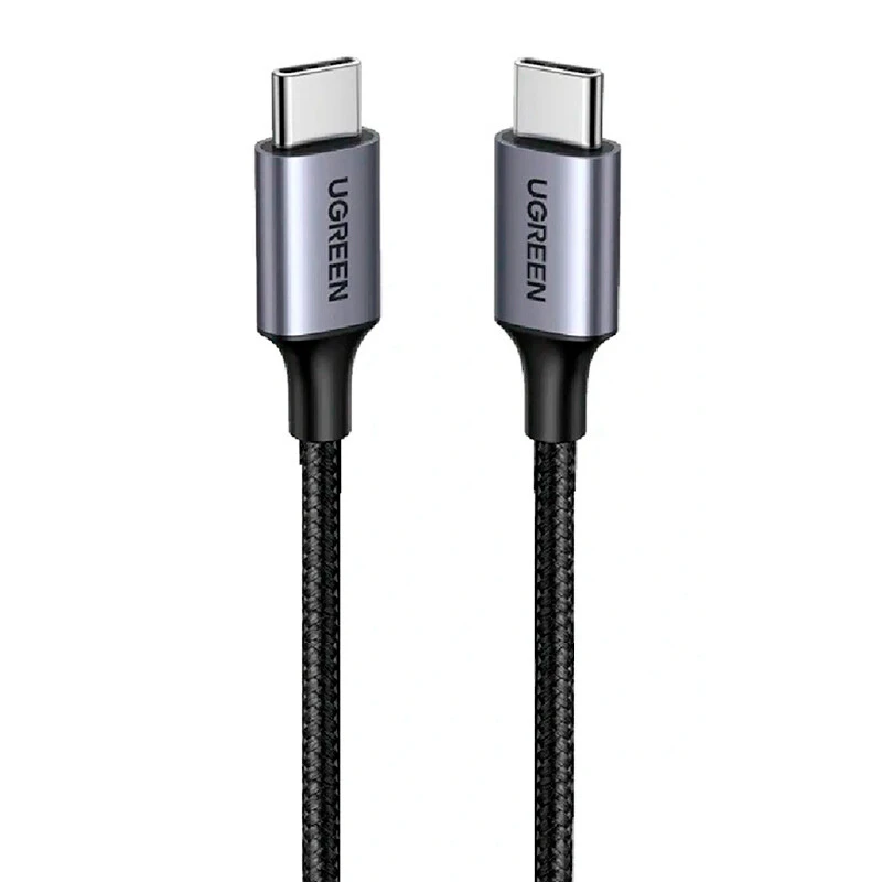 کابل دو سر تایپ سی فست شارژ 60 وات یوگرین US261-50150 طول 1 متر