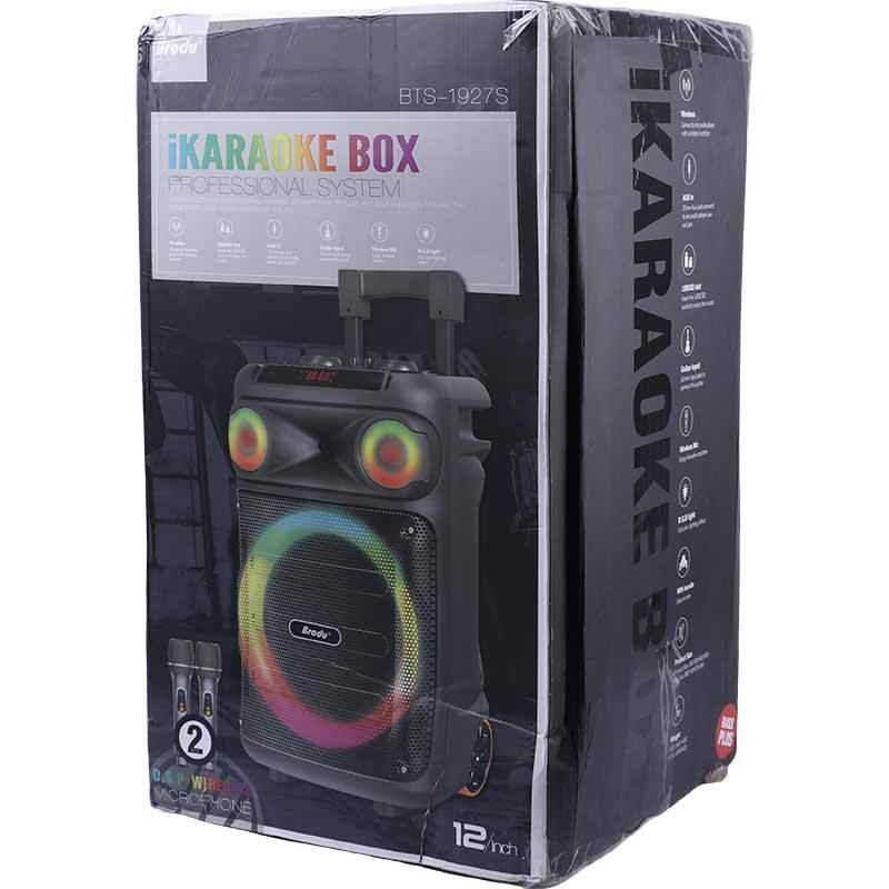 اسپیکر چمدانی بلوتوثی برودو BTS-1927S + میکروفون