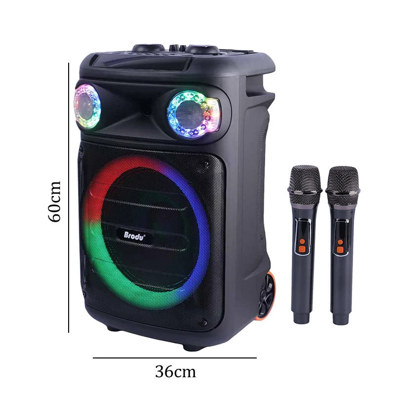 اسپیکر چمدانی بلوتوثی برودو BTS-1927S + میکروفون