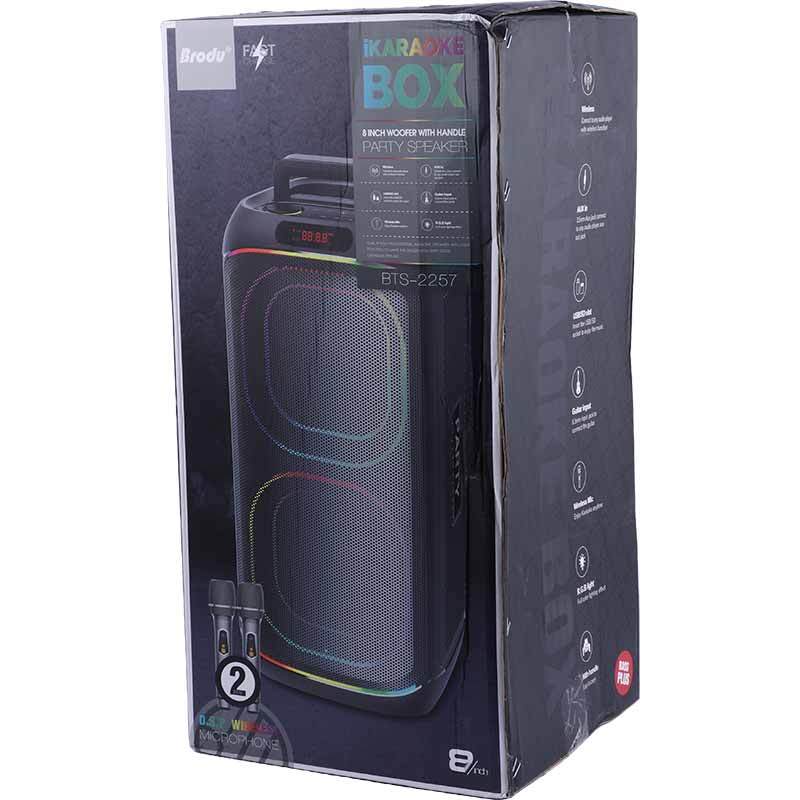 اسپیکر بلوتوثی برودو BTS-2257 + میکروفون