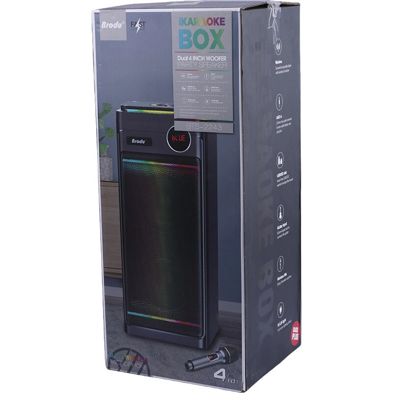 اسپیکر بلوتوثی برودو BTS-2243 + میکروفون