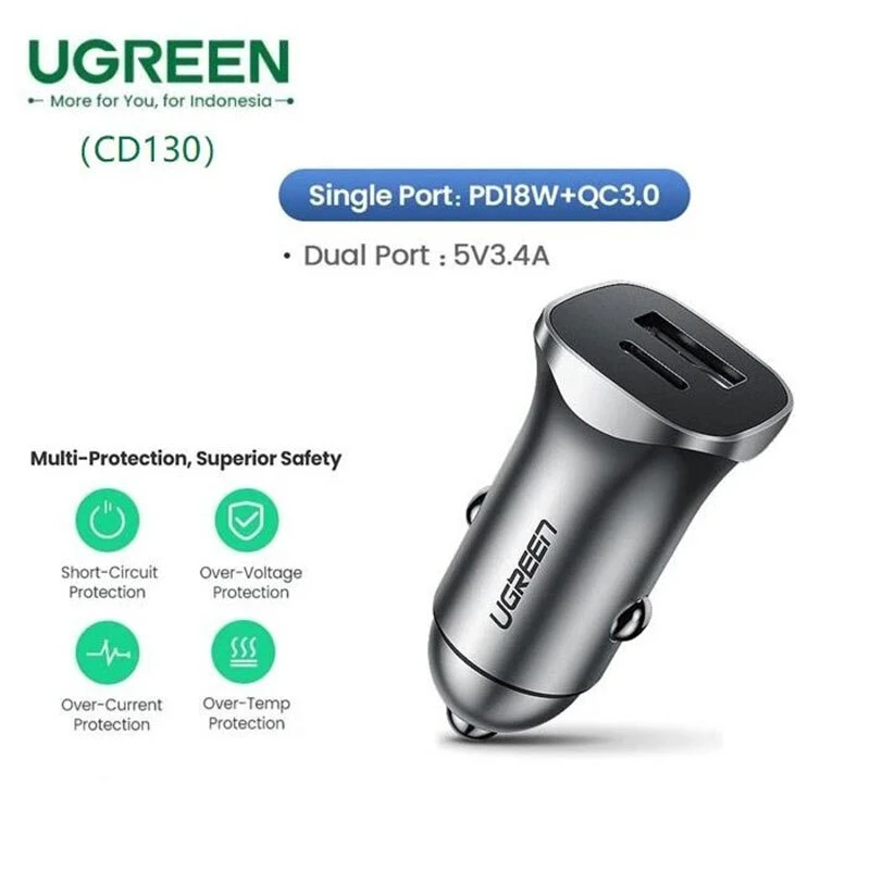 شارژر فندکی 18 وات یوگرین CD130-30780
