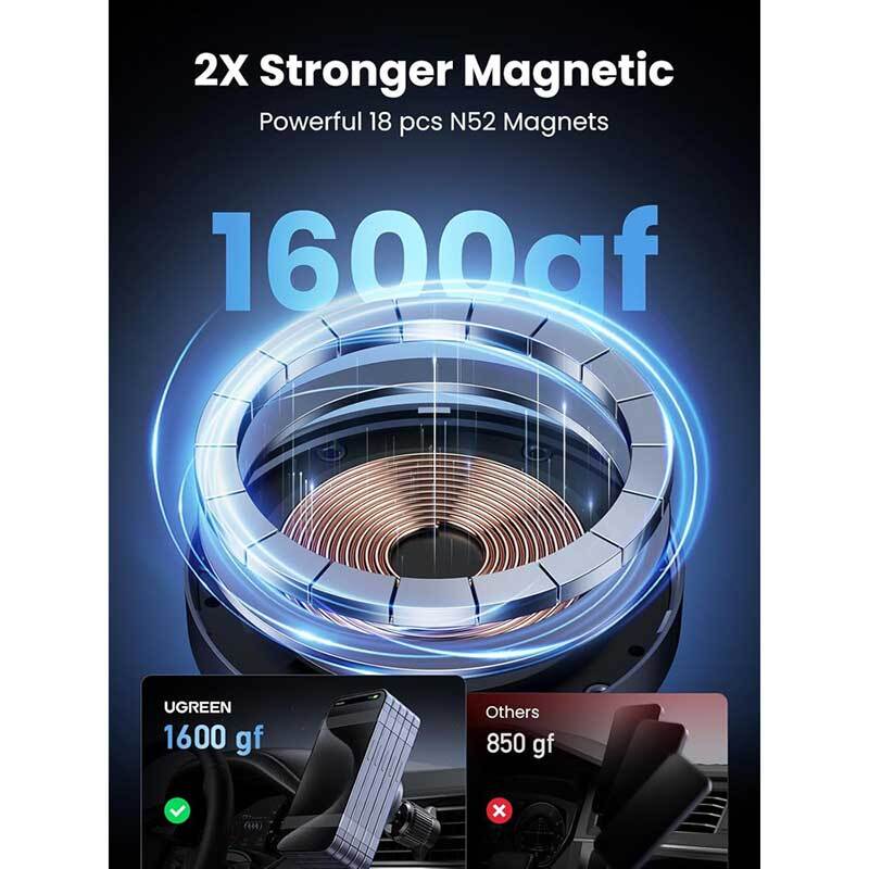 هولدر و شارژر وایرلس 15 وات یوگرین W525-35029